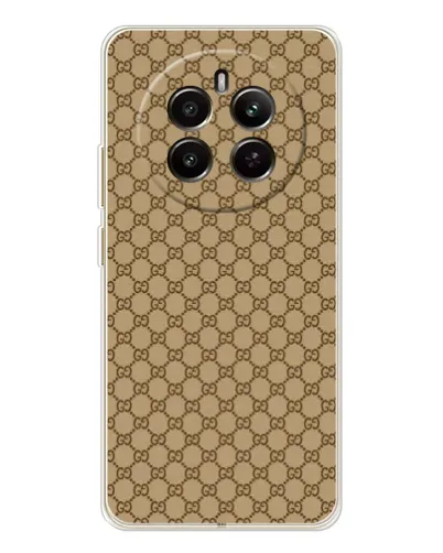 Чехол для Realme 12 с картинкой «Gucci — классический беж» Чехол для Realme 12 с картинкой «Gucci — классический беж»