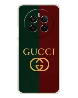 Чохол для Realme 12 з картинкою «Gucci — темно-зелений градієнт» Чохол для Realme 12 з картинкою «Gucci — темно-зелений градієнт»