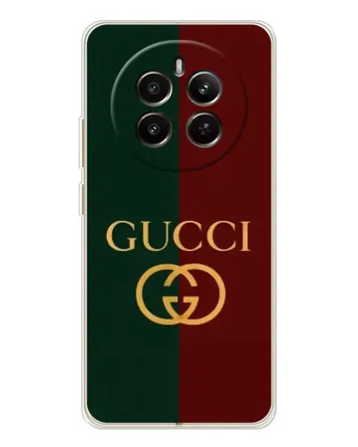 Чехол для Realme 12 с картинкой «Gucci — темно-зеленый градиент» Чехол для Realme 12 с картинкой «Gucci — темно-зеленый градиент»