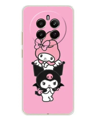 Чохол для Realme 12 з картинкою «My Melody та Kuromi» Чохол для Realme 12 з картинкою «My Melody та Kuromi»