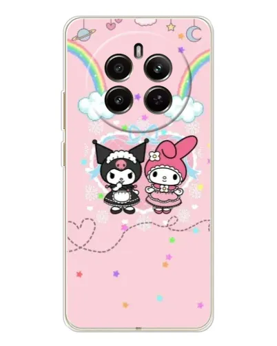 Чохол для Realme 12 з картинкою «My Melody та Kuromi» Чохол для Realme 12 з картинкою «My Melody та Kuromi»