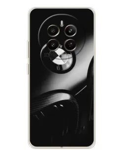 Чехол для Realme 12 с картинкой «Эмблема BMW — макро»