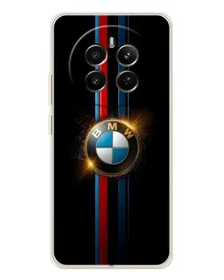 Чехол для Realme 12 с картинкой «BMW M-Power неон»