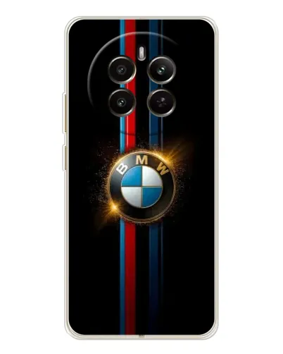 Чехол для Realme 12 с картинкой «BMW M-Power неон»