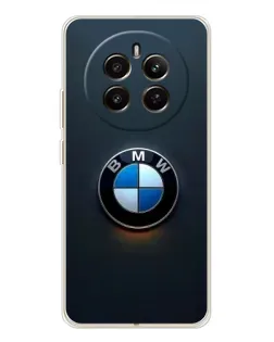 Чехол для Realme 12 с картинкой «Логотип BMW — минимализм»