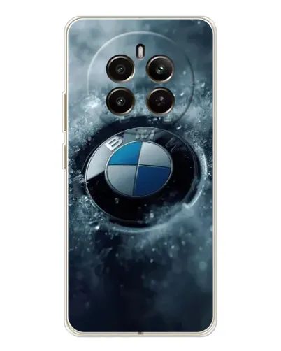 Чехол для Realme 12 с картинкой «Логотип BMW — лед» Чехол для Realme 12 с картинкой «Логотип BMW — лед»