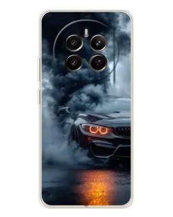Чехол для Realme 12 с картинкой «BMW M-Power — абстракция»