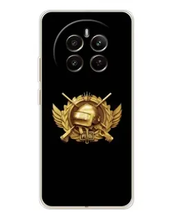 Чохол для Realme 12 з картинкою «PUBG — помаранчевий градієнт»