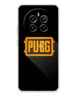 Чохол для Realme 12 з картинкою «PUBG — рамка лого»