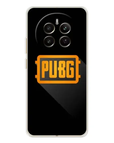 Чохол для Realme 12 з картинкою «PUBG — рамка лого»