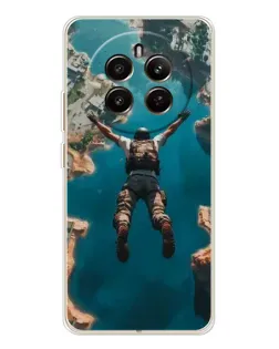 Чохол для Realme 12 з картинкою «PUBG — вільне падіння»