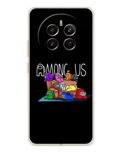 Чохол для Realme 12 з картинкою «Логотип Among Us»