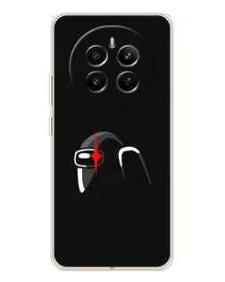 Чохол для Realme 12 з картинкою «Among Us шолом»