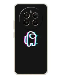 Чохол для Realme 12 з картинкою «Among Us неон»