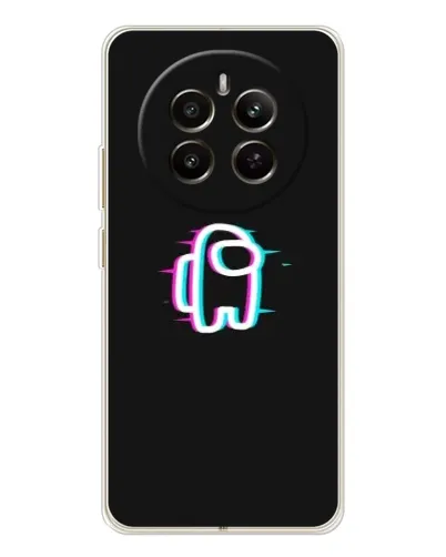 Чохол для Realme 12 з картинкою «Among Us неон»
