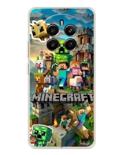 Чохол для Realme 12 з картинкою «Замок Minecraft»