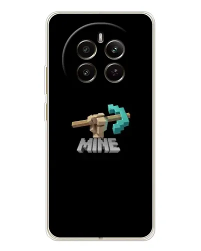 Чехол для Realme 12 с картинкой «Алмазная кирка»