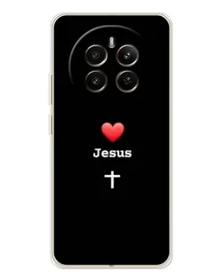 Чохол для Realme 12 з картинкою «Серце - Jesus» Чохол для Realme 12 з картинкою «Серце - Jesus»
