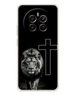 Чохол для Realme 12 з картинкою «Лев та Хрест» Чохол для Realme 12 з картинкою «Лев та Хрест»