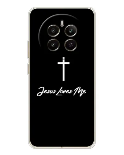 Чехол для Realme 12 с картинкой «Иисус любит тебя»