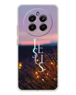 Чехол для Realme 12 с картинкой «Свет Божий ночью»