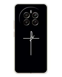 Чехол для Realme 12 с картинкой «Тонкий крест»
