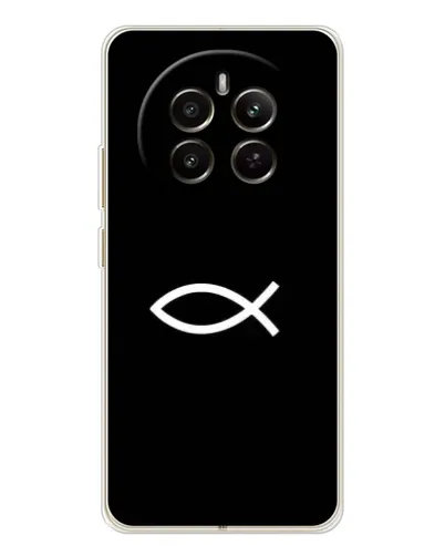 Чехол для Realme 12 с картинкой «Символ рыбы Jesus» Чехол для Realme 12 с картинкой «Символ рыбы Jesus»