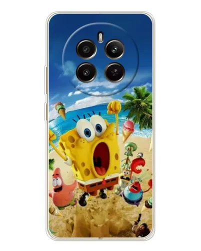 Чехол для Realme 12 с картинкой «Развлечения на пляже»