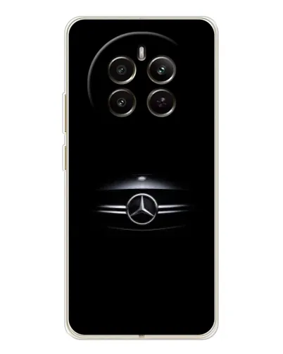 Чехол для Realme 12 с картинкой «Mercedes — абстрактные линии»