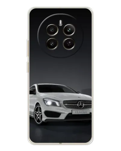 Чехол для Realme 12 с картинкой «Mercedes AMG GT Silver»