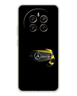 Чехол для Realme 12 с картинкой «Mercedes — ретро стиль»
