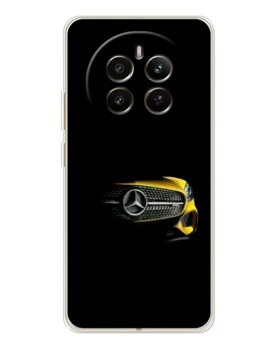 Чехол для Realme 12 с картинкой «Mercedes — ретро стиль»