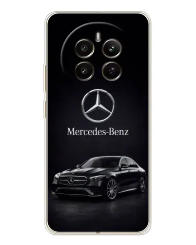 Чехол для Realme 12 с картинкой «Mercedes — решетка радиатора»
