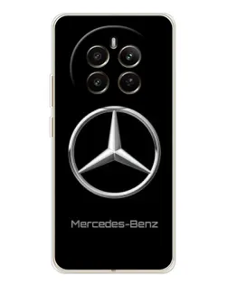 Чехол для Realme 12 с картинкой «Mercedes Silver Logo»
