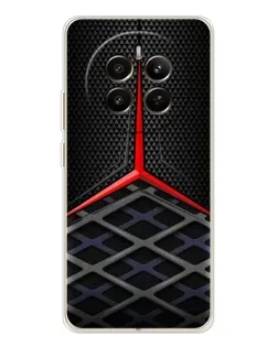 Чехол для Realme 12 с картинкой «Mercedes Carbon Grid»