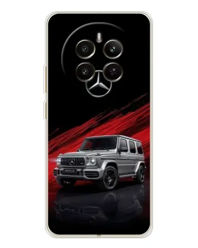 Чехол для Realme 12 с картинкой «Mercedes G-Class красный»