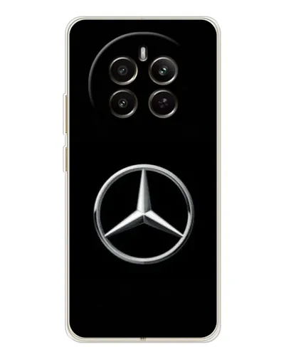 Чехол для Realme 12 с картинкой «Mercedes классический лого»