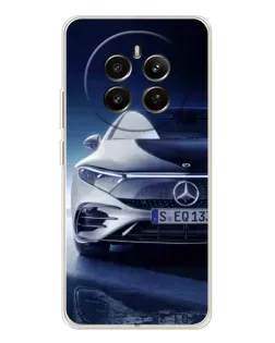 Чехол для Realme 12 с картинкой «Mercedes EQ — будущее»