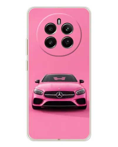 Чехол для Realme 12 с картинкой «Розовый Mercedes AMG» Чехол для Realme 12 с картинкой «Розовый Mercedes AMG»