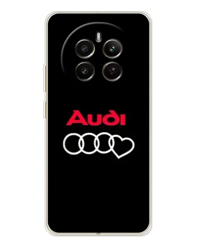 Чехол для Realme 12 с картинкой «Логотип Audi Heart»
