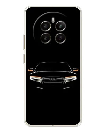 Чехол для Realme 12 с картинкой «Audi — ночной контур»