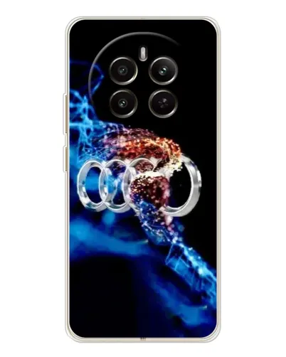 Чехол для Realme 12 с картинкой «Энергия лого Audi»
