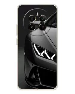Чехол для Realme 12 с картинкой «Lamborghini фары детализация»