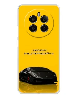 Чехол для Realme 12 с картинкой «Lamborghini Huracan черный»