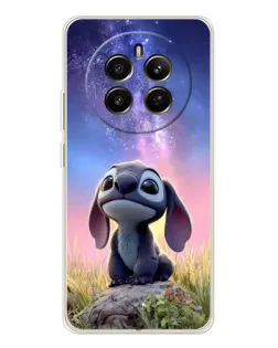 Чехол для Realme 12 с картинкой «Стич на рассвете»