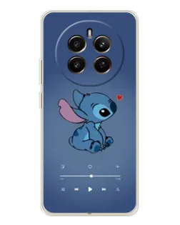 Чехол для Realme 12 с картинкой «Музыкальный Stitch»