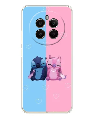 Чехол для Realme 12 с картинкой «Stitch и Angel Love» Чехол для Realme 12 с картинкой «Stitch и Angel Love»