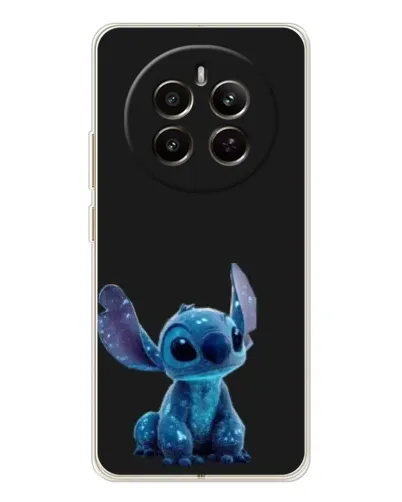 Чехол для Realme 12 с картинкой «Стич на черном» Чехол для Realme 12 с картинкой «Стич на черном»