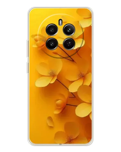 Чохол для Realme 12 з картинкою «Золоті пелюстки» Чохол для Realme 12 з картинкою «Золоті пелюстки»