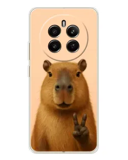 Чехол для Realme 12 с картинкой «Капибара виктория» Чехол для Realme 12 с картинкой «Капибара виктория»